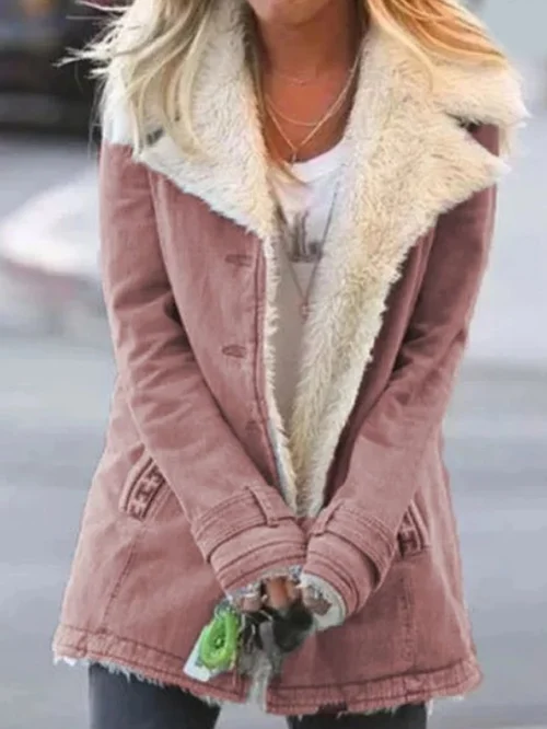 Susanne - Women's Cozy Thermal Jacket - Fashionable and Insulated Pink
