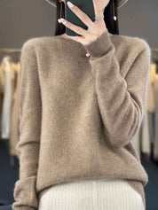 Cozy Knit Sweater for Warmth and Relaxed Everyday Wear