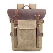 Huxley Vintage Camera Bag - Durable Batik Canvas Khaki One Size