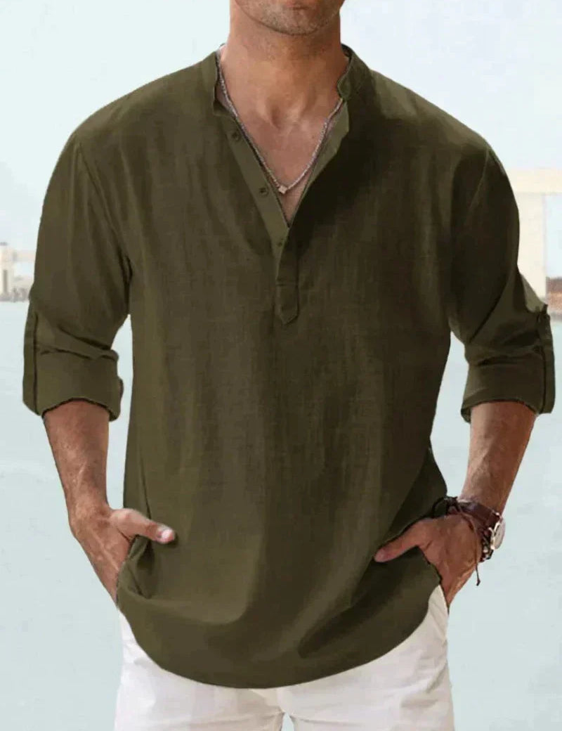 Ivar Loose Fit Shirt Army Green
