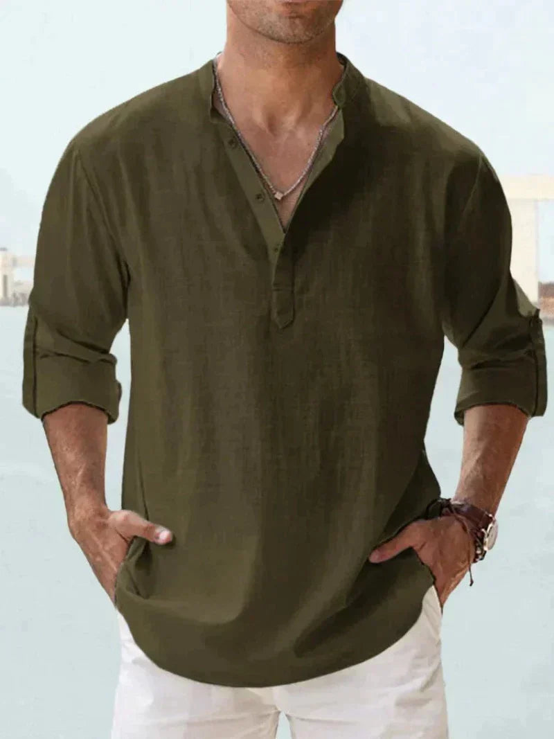 Ivar Loose Fit Shirt Army Green
