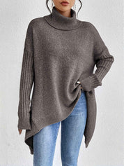 Oversized Turtleneck Sweater For Cozy Everyday Layering