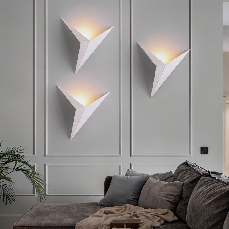 Glisten - Sleek Minimalist Wall Light White