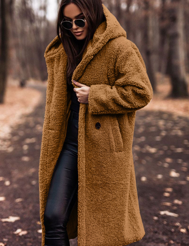 Madison - Hooded Winter Coat Light Brown