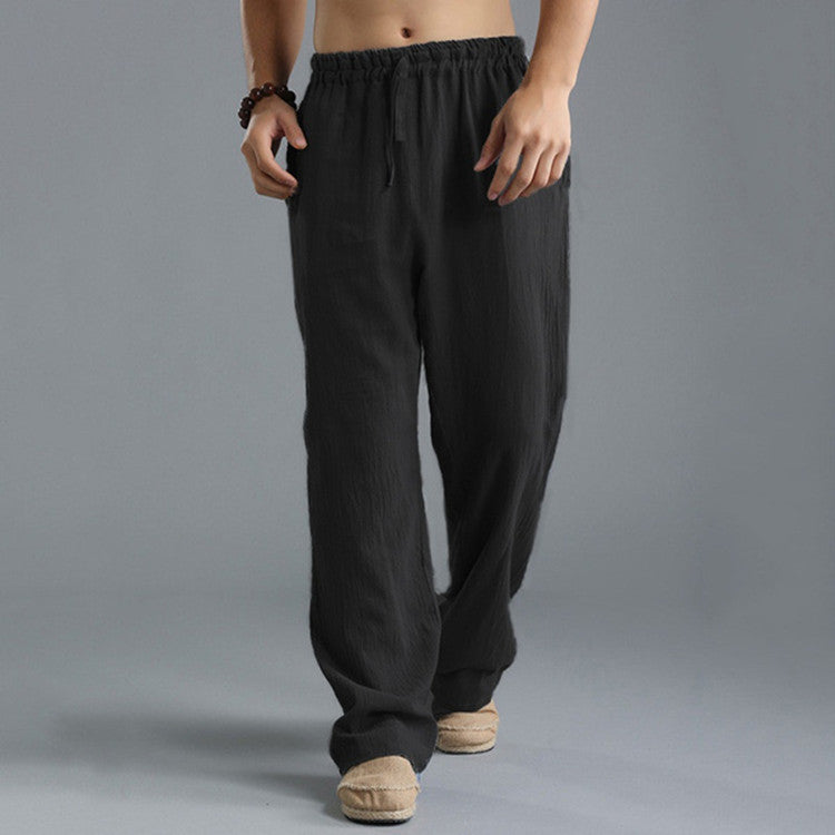 Henry - Soft and Comfortable Trousers Black