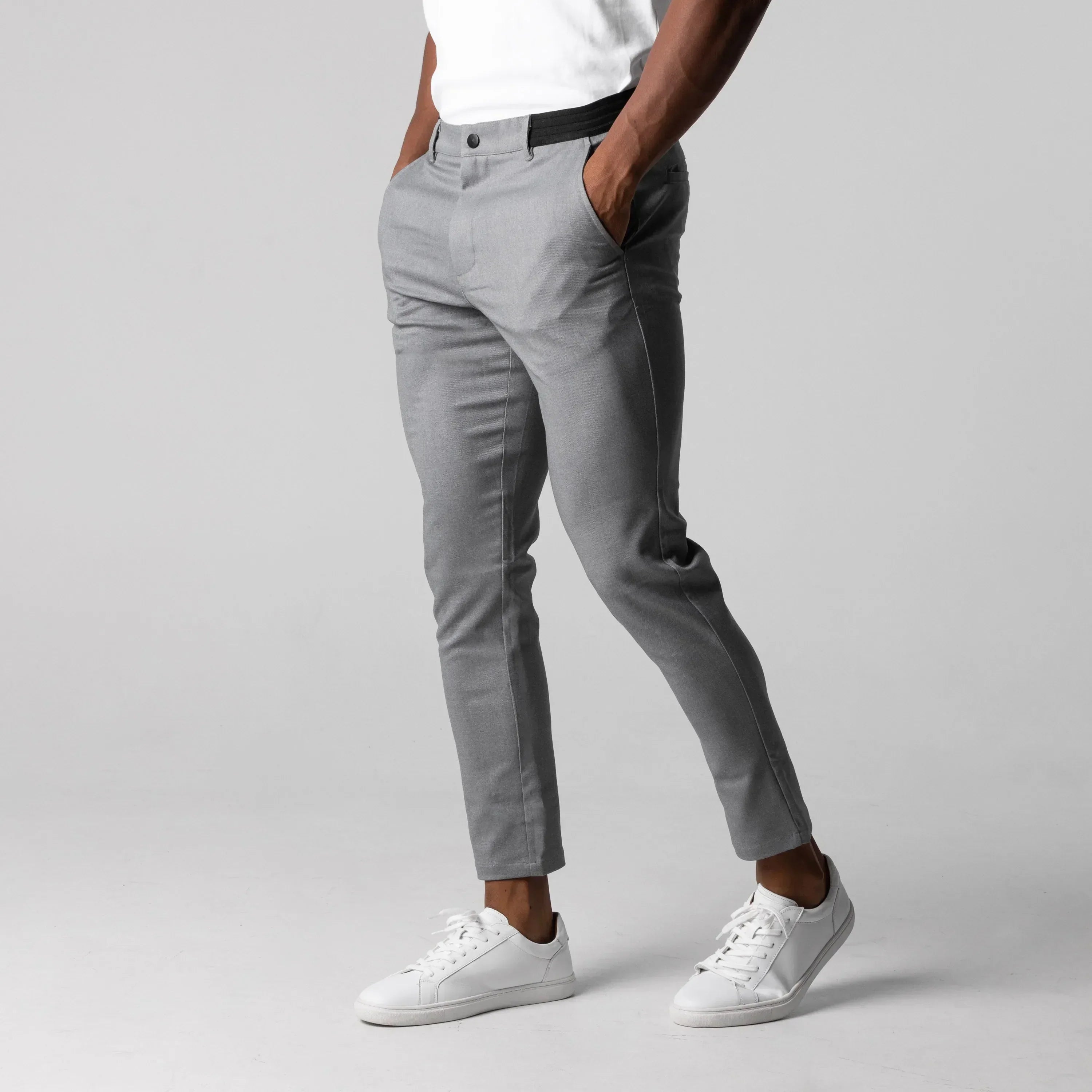 Bjorn Tailored Slim Chino Pants Grey