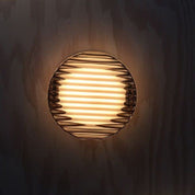 Contemporary Round Wall Sconce - Cristallin