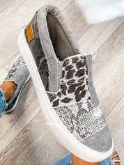 Astrid Leopard Print Slip-On Sneakers