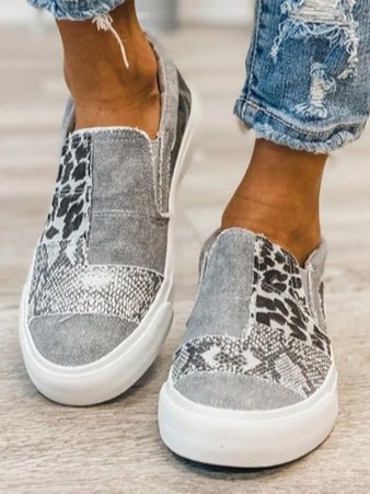 Astrid Leopard Print Slip-On Sneakers