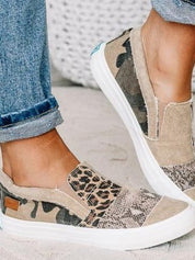 Astrid Leopard Print Slip-On Sneakers