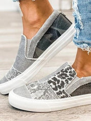 Astrid Leopard Print Slip-On Sneakers