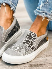 Astrid Leopard Print Slip-On Sneakers