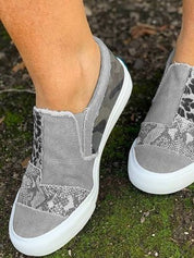 Astrid Leopard Print Slip-On Sneakers