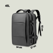 Sam All-in-One Travel Backpack for Ultimate Adventure Grey