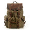 Ringo Vintage Outdoor Travel Backpack - Stylish and Functional Buckle Design Light Grey One Size