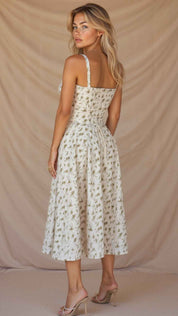 Kiana Corset Midi Dress for Elegant Style and Comfort