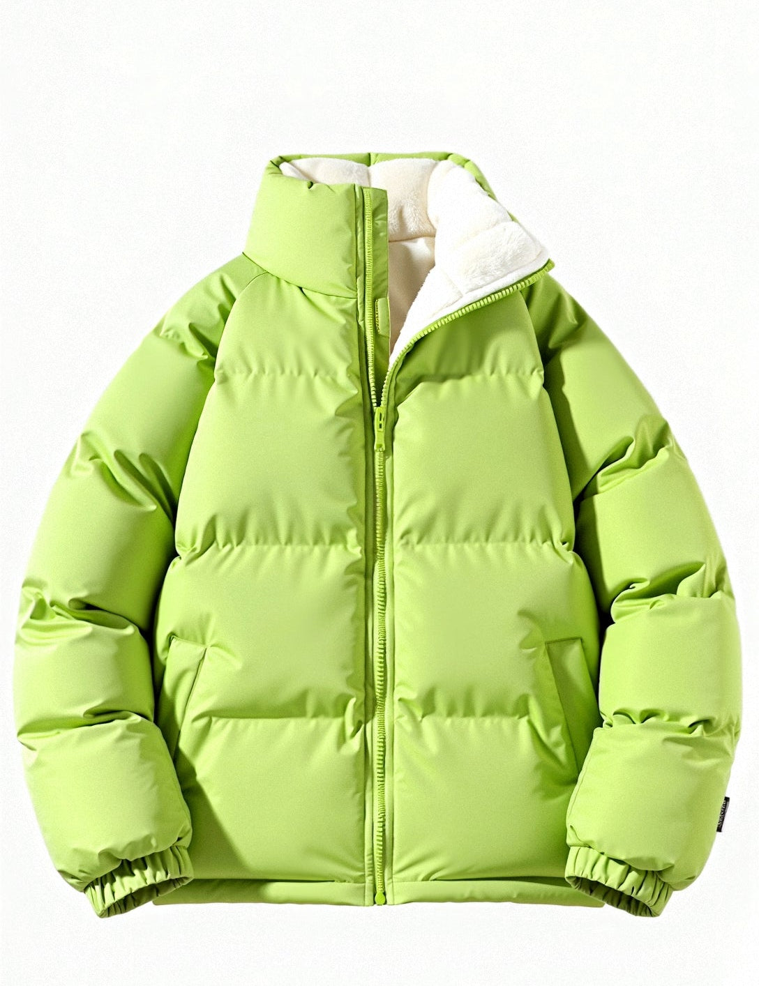 Cyrusteem Cozy Winter Puffer Coat Green