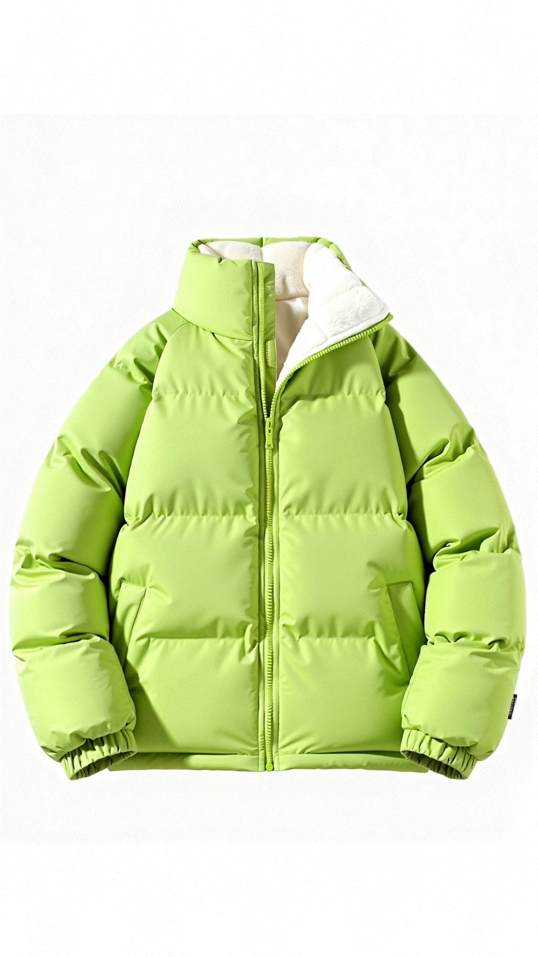 Cyrusteem Cozy Winter Puffer Coat Green
