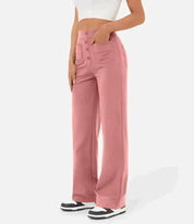 Vicky - Wide-Leg High-Waisted Trousers