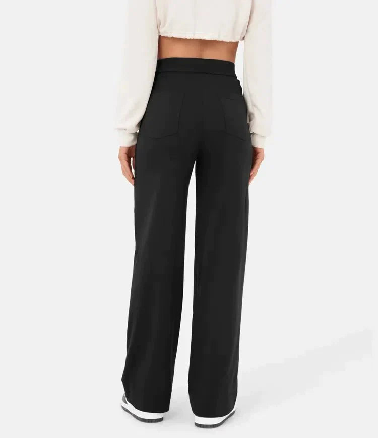 Vicky - Wide-Leg High-Waisted Trousers