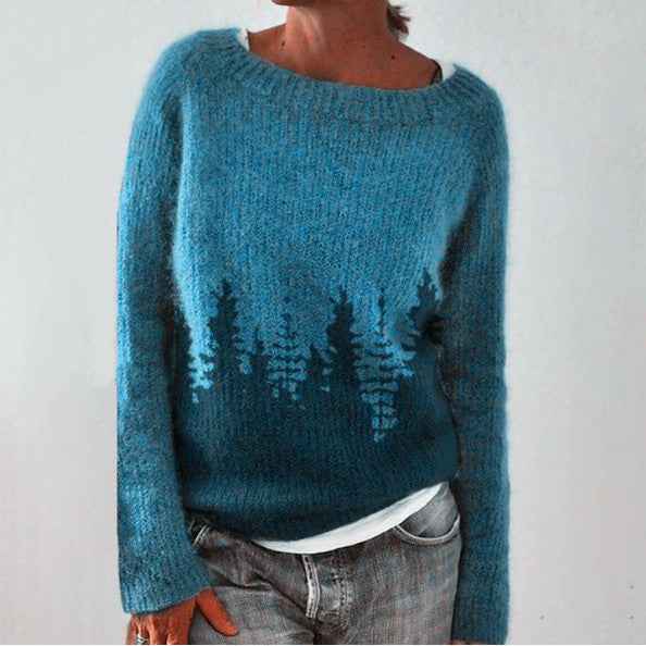 Nordic Warmth Relaxed Fit Sweater For Women Cozy Everyday - New Family Finds