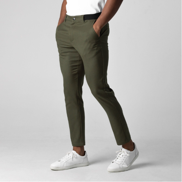 Laurits - Stretch Fit Trousers Hunter Green