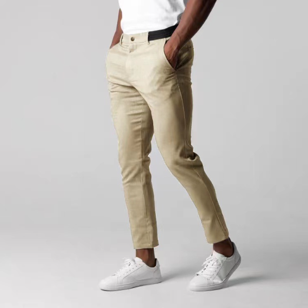 Laurits - Stretch Fit Trousers Khaki