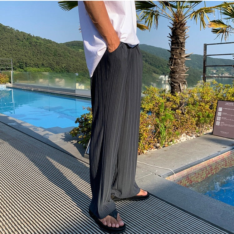 Mateusz Striped Drawstring Trousers