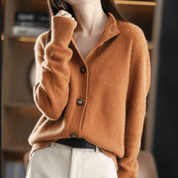 Luxurious Cashmere Knit Cardigan For Soft Layering Everyday - New Family Finds