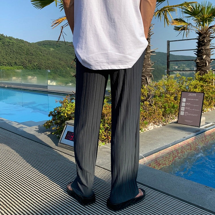Mateusz Striped Drawstring Trousers