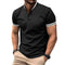 Jonas Polo Shirt Stand Up Collar Casual Athletic Wear Black