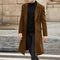 Jannik - Men's Wool Winter Overcoat Brown