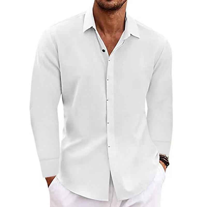 Dan Long Sleeve Shirt White