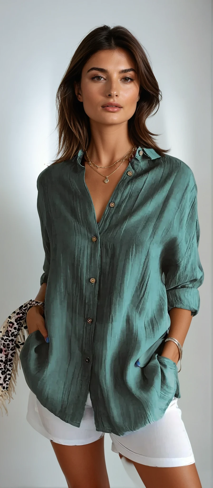 Timeless Comfortable Versatile Blouse For Work And Casual