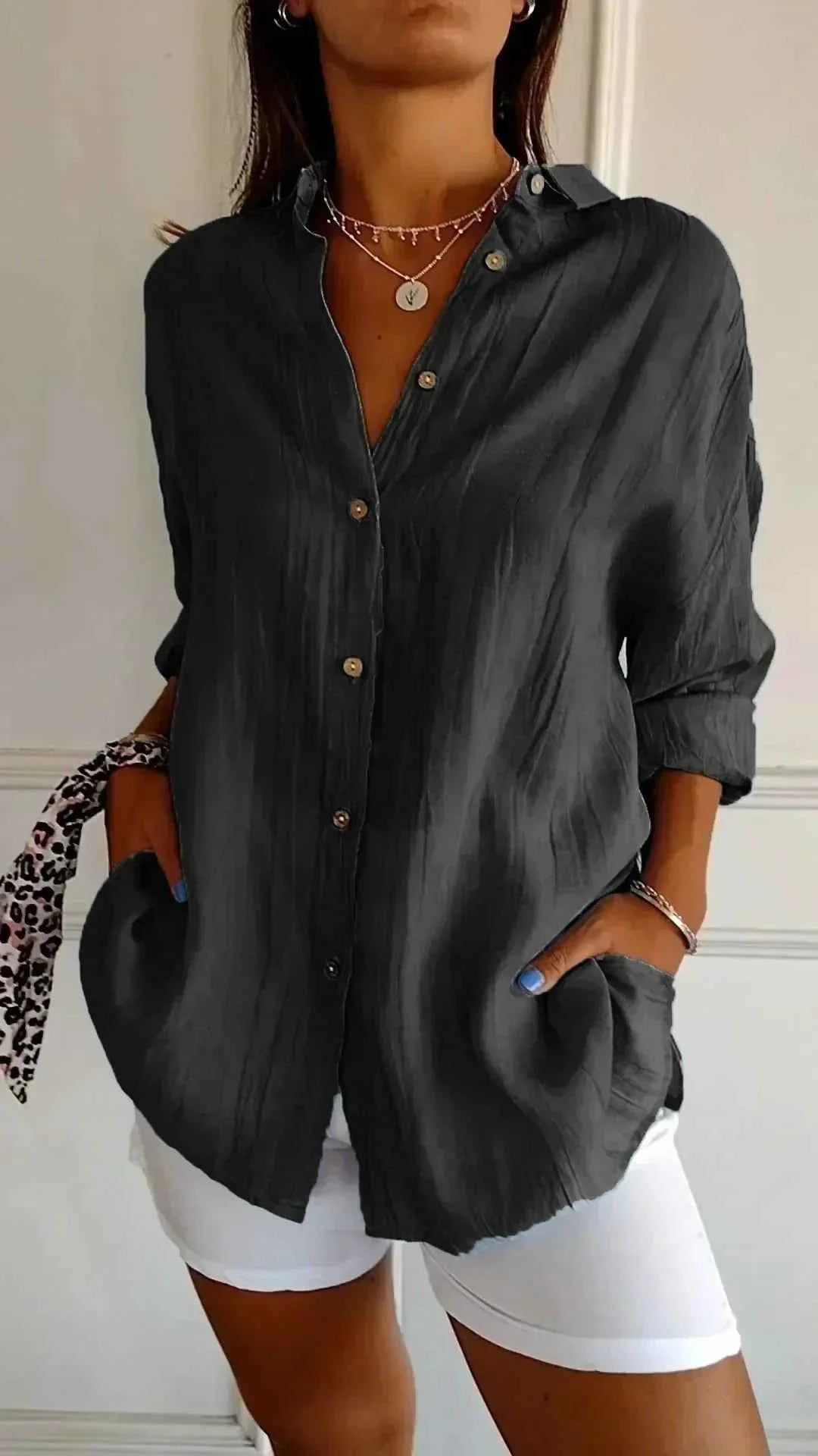 Timeless Comfortable Versatile Blouse For Work And Casual