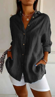 Timeless Comfortable Versatile Blouse For Work And Casual