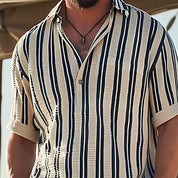 Bence Striped Short-Sleeve Shirt