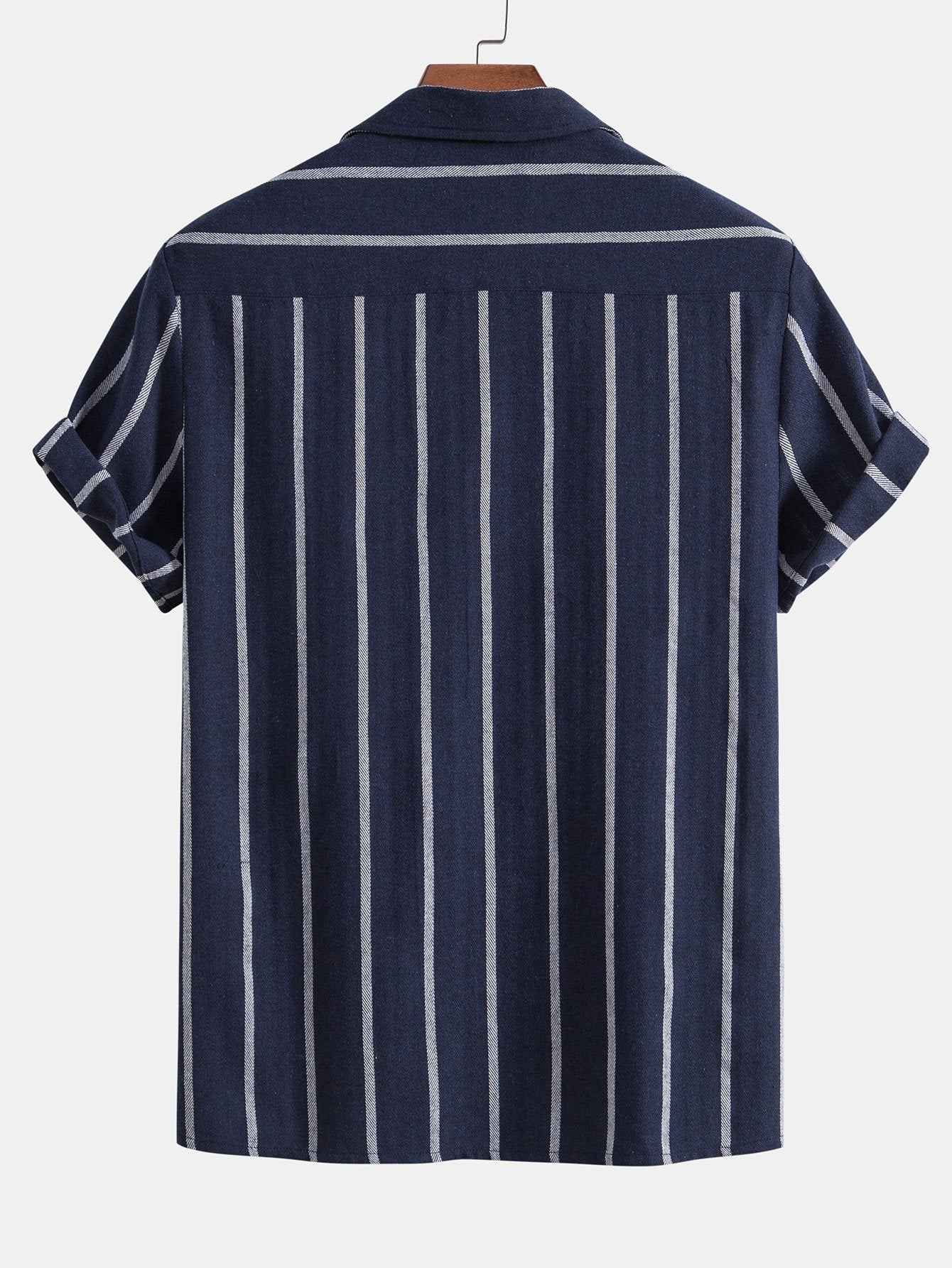 Gustav Striped Shirt And Shorts Set