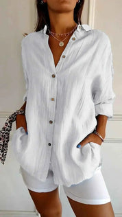 Timeless Comfortable Versatile Blouse For Work And Casual
