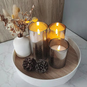 Timeless Flameless Candles by Eternal Candle Grey