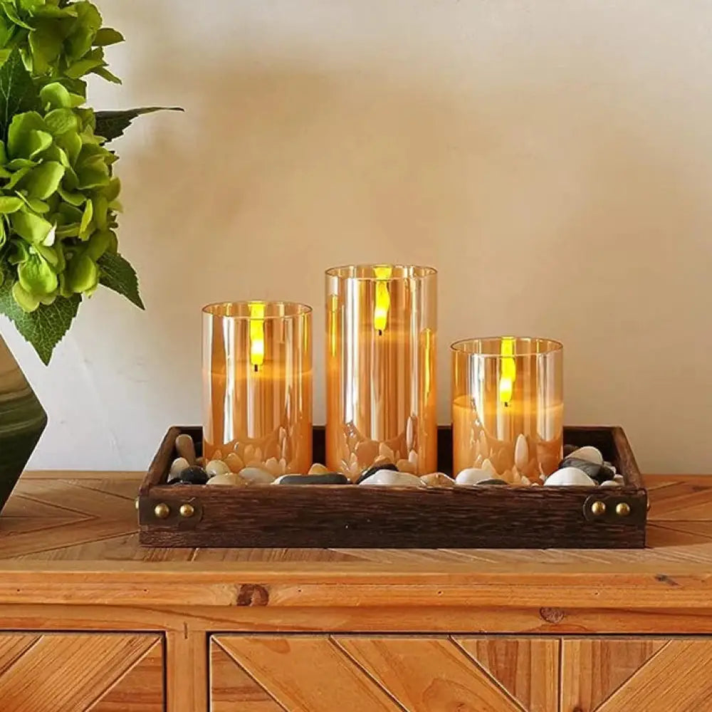 Timeless Flameless Candles by Eternal Candle Amber