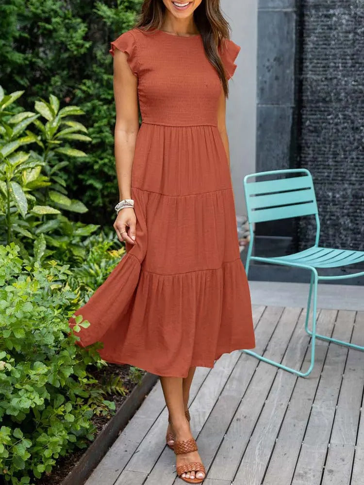 Leana - Gathered Bust Dress