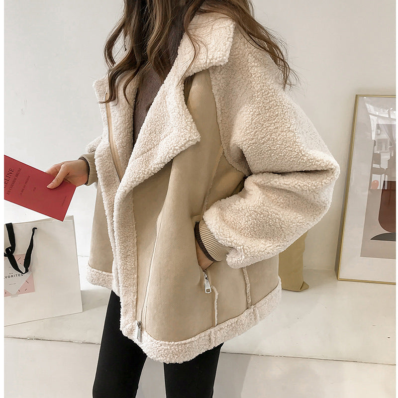 Nikita - Cozy Oversized Winter Coat Beige