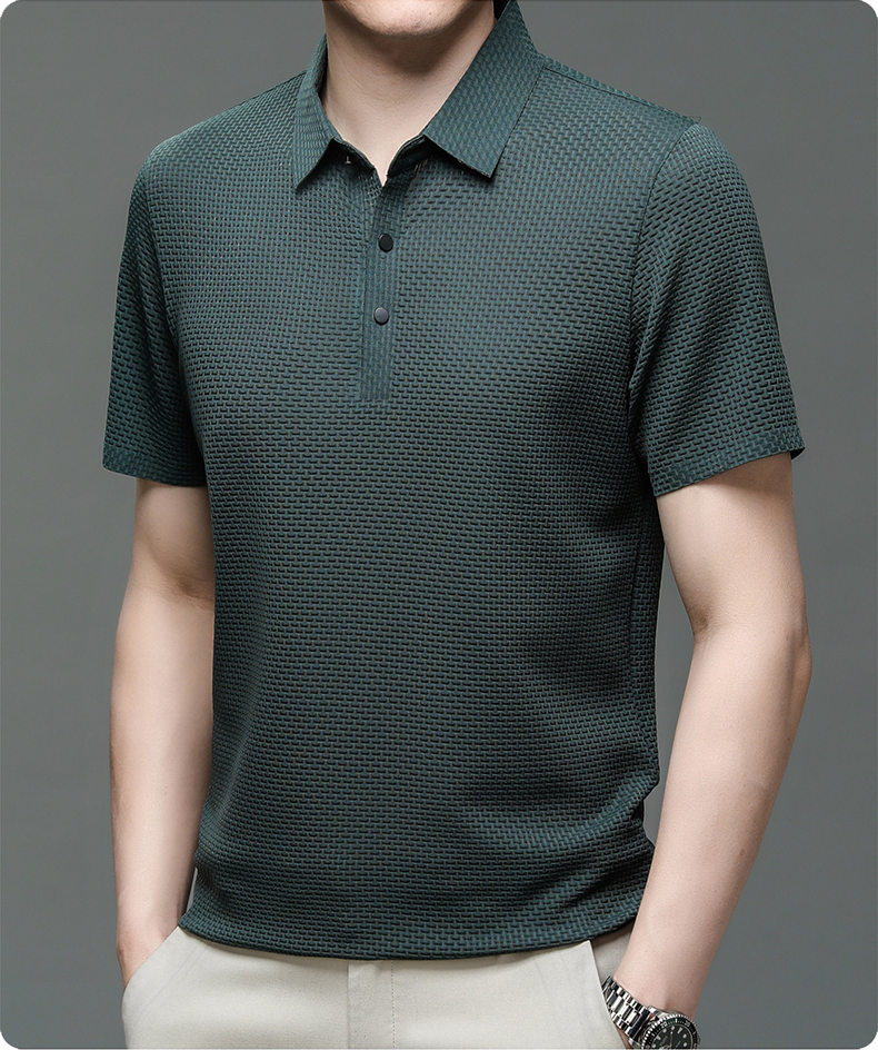 Morten Men's Mesh Polo Shirt - Elevate Your Casual Elegance