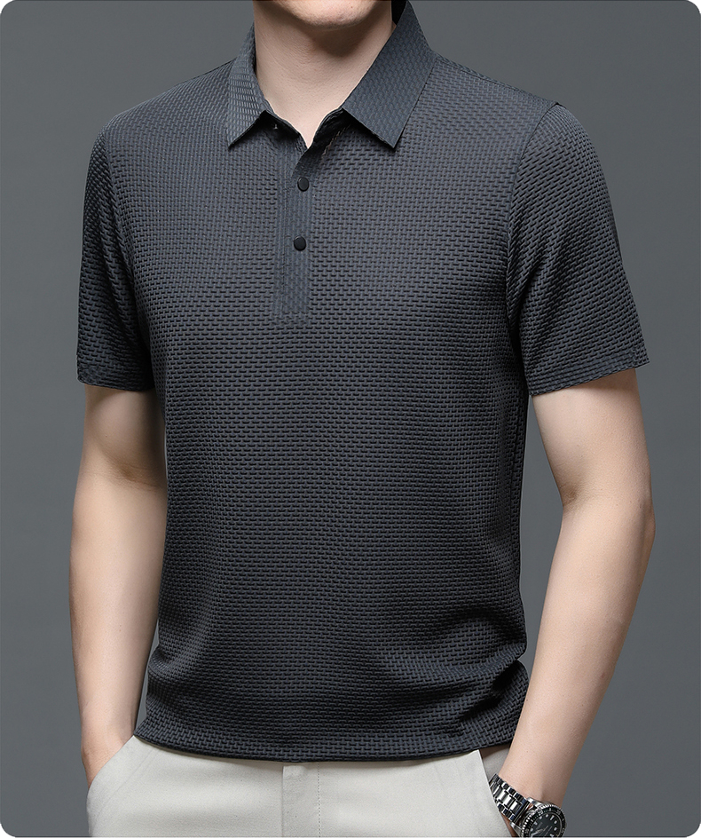 Morten Men's Mesh Polo Shirt - Elevate Your Casual Elegance