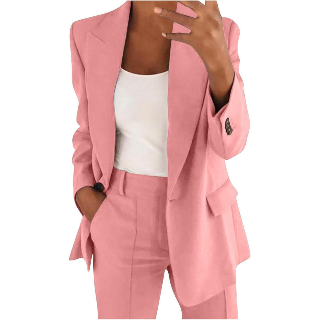 Power Dressing Tailored Blazer and Trouser Set for Women - New Family Finds