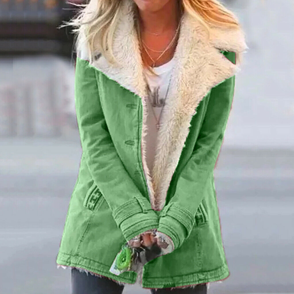 Susanne - Women's Cozy Thermal Jacket - Fashionable and Insulated Green