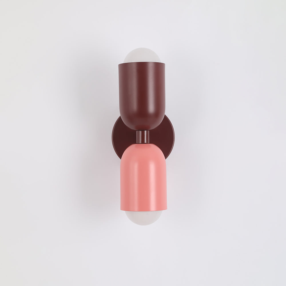 Danish-Style Brilliant Wall Light Red+Pink