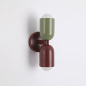 Danish-Style Brilliant Wall Light Red+Green