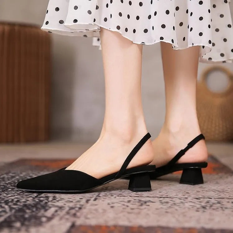 Izara - Slingback Pointed Toe Heels
